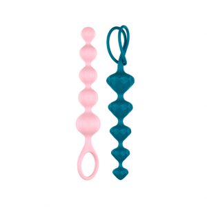 Love Beads Set of 2 - Pink/Turquoise